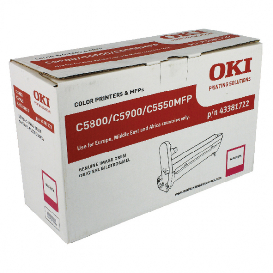 Oki C5800/C5900 Magenta Original Imaging Drum (43381722) 